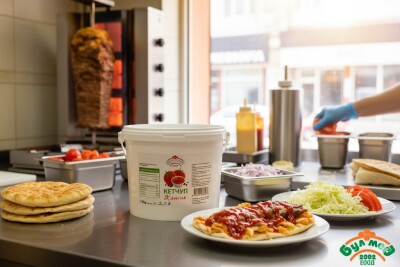 Кетчуп Класик PVC Кофа (5 кг) – Икономична Опаковка Кетчуп Класик PVC Кофа (5 кг) – Икономична Опаковка