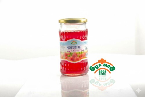 Конфитюр Малина – Буркан (0.360 кг) от Булмед 2002