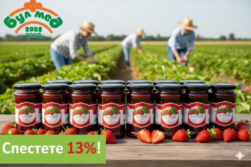 Стек Сладко от Ягода БулМед (6 x 280 гр.) – Купи 6 и Спести 13%